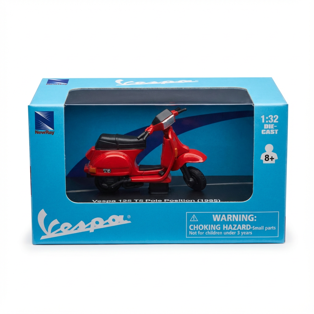 Modellino Vespa 125 T5 Pole Position (1985) – Scala 1:32